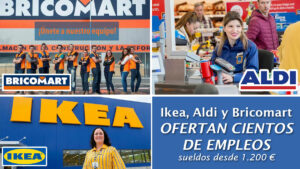 Ikea, Aldi y Bricomart buscan cientos de candidatos para este verano