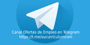 Canal Telegram de ofertas de Empleo