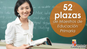 Oferta de 52 plazas de Maestros de Educación Primaria en La Junta de Castilla y León