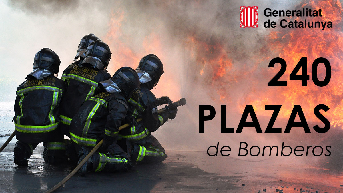 Oferta De 240 Plazas De Bomberos En La Generalitat De Cataluña