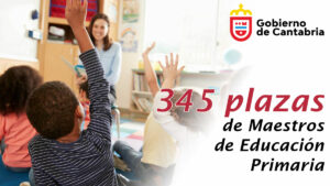 Oferta de 345 plazas de Maestros de Educación Primaria en El Gobierno de Cantabria