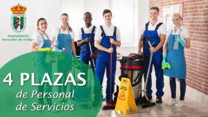 Oferta de 4 plazas de Personal Servicios en Benavides De Orbigo (León)