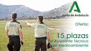 Oferta de 15 plazas de Ayudante Técnico de Medioambiente en La Junta de Andalucía