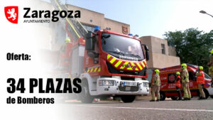 Oferta de 34 plazas de Bomberos en Zaragoza
