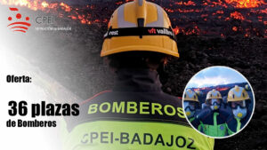 Oferta de 36 plazas de Bomberos en El Consorcio para la Prevención y Extinción de Incendios en Badajoz