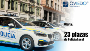 Oferta de 23 plazas de Policía Local en Oviedo (Asturias)