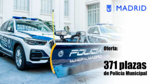 Oferta de 371 plazas de Policía Municipal en Madrid